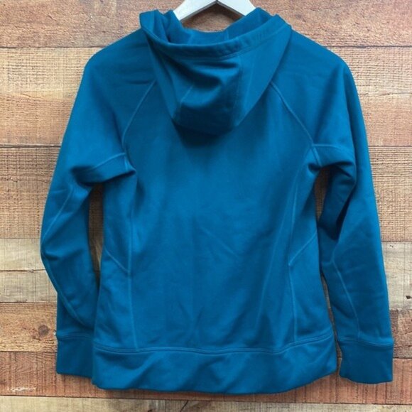 The North Face Full Zip Teal Hoodie Size Medium - Picture 4 of 4